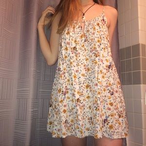 Forever 21 floral racer back dress